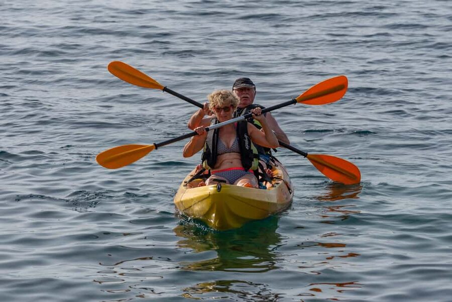Island Losinj Kayak Tour - The main paddle: a guided loop around Koludarac
