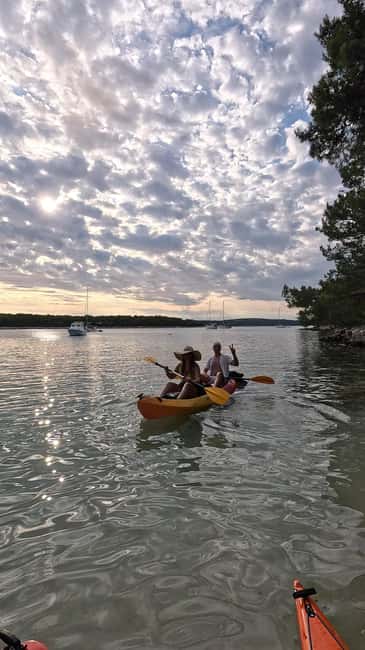 Island Losinj Kayak Tour - The Vala Engleze swim and picnic break