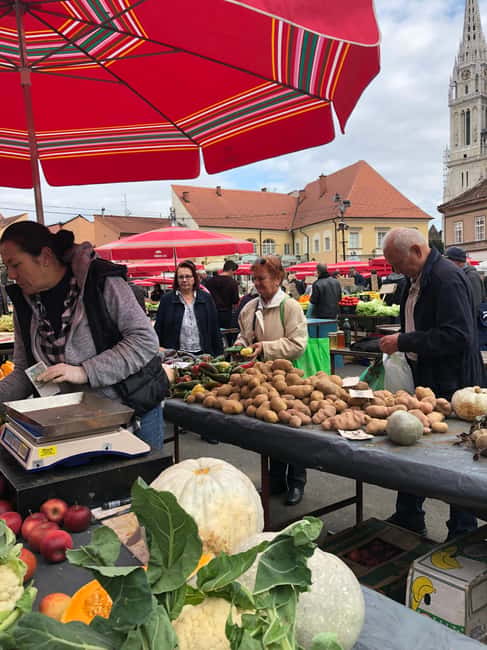 Jump into Zagreb: Walking Tour with local guide - Dolac Market, the Best Place to Eat Like You Live There