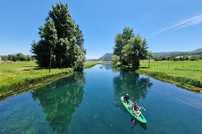 Kayak on the Gacka River - The Gacka River plan: easy paddling, real nature time