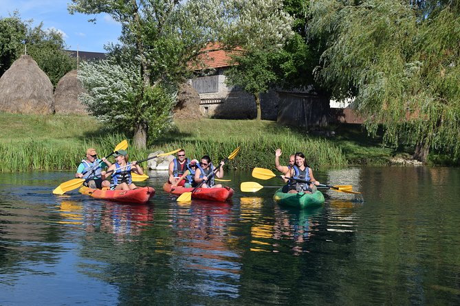 Kayak on the Gacka River - On the water: what 5 miles downstream really means for your effort