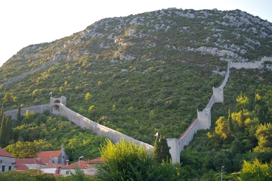 Korčula & Ston Full-Day Private Tour from Dubrovnik - Ston salt flats and city walls, the medieval engineering stop