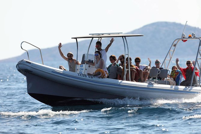 Kornati Experience small group (12 pax) boat tour - Mana stop: snorkel time, cliff-jump option, and panoramic views