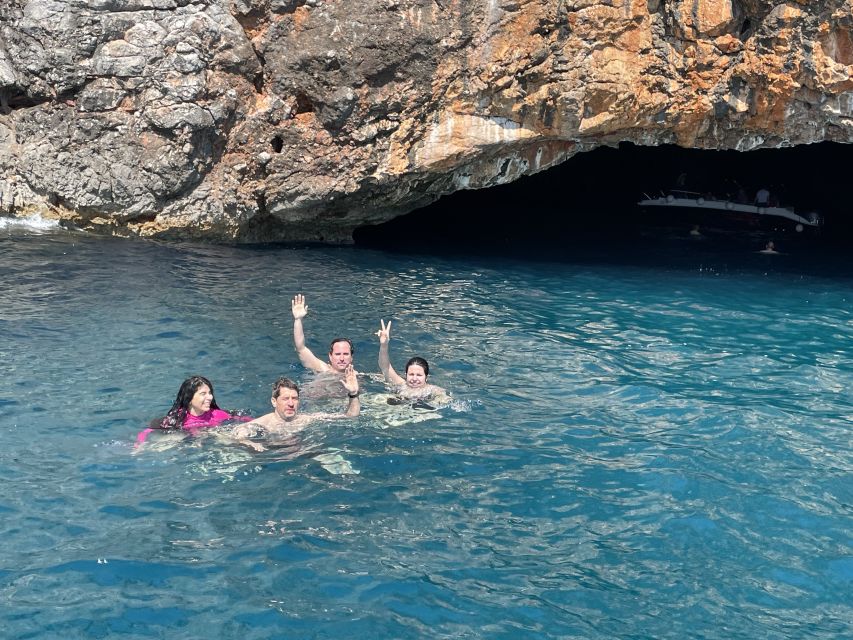 Kotor: Boat Cruise with Blue Cave Swim and Submarine Base - Speedboat Views From Kotor, With Wi-Fi and a Fridge