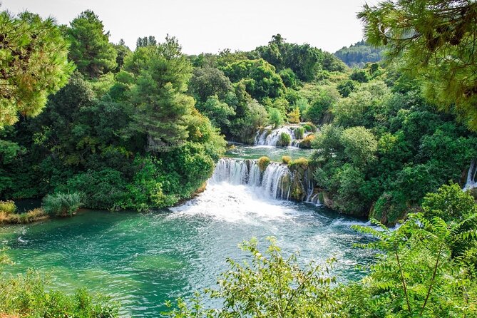 Krka Waterfalls and wine tasting Tour from Split or Trogir - The canyon drive back and Visovac Island viewpoints