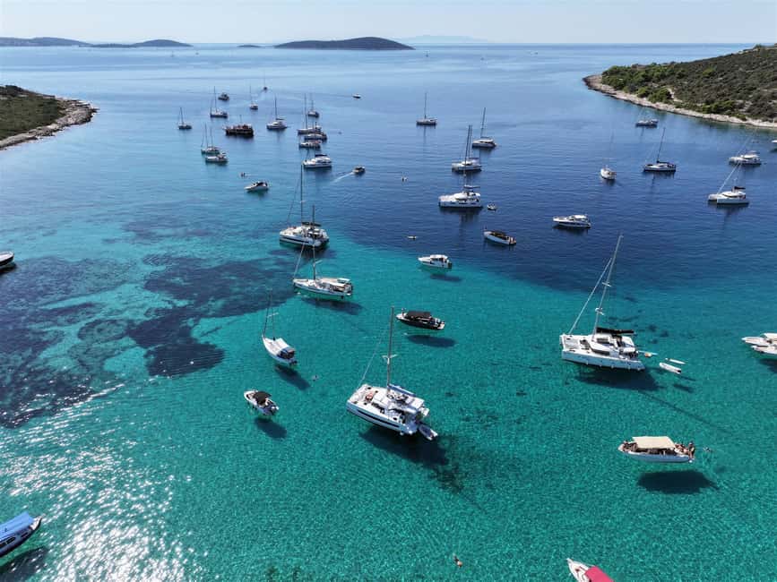 Krknjaši Blue Lagoon 3-Island Tour - A half-day speedboat recipe for Trogir and Blue Lagoon