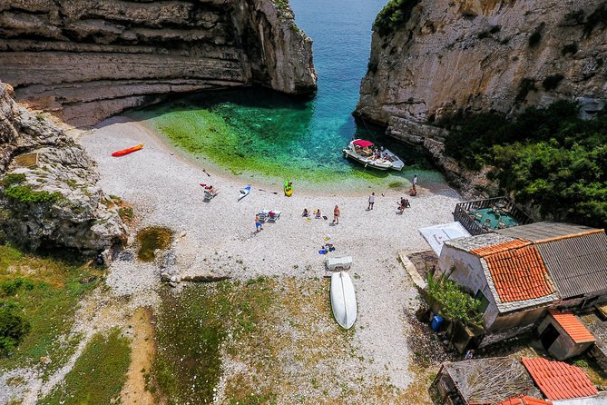 Luxury Blue Cave, Hvar and Vis Boat Tour from Split and Brac - Blue Cave morning: paddle-boat entry and why timing is everything