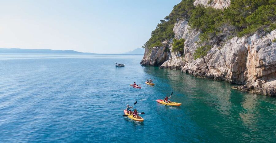 Makarska: Guided Sea Kayaking Tour with Snorkeling Stop - Equipment That Actually Matters: Kayaks, Life Jackets, Waterproof Bags