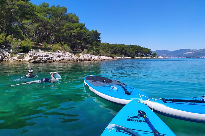 Morning Stand Up Paddle Tour in Split - Swim and snorkel: what to expect in the water break