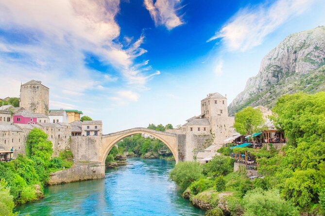 Mostar and Kravice Waterfalls Small-Group with Turkish House Included - The 3-hour guided walk plus free time: shopping, photos, and lunch
