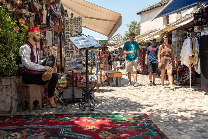 Mostar & Kravice Waterfalls: Guided Day Trip from Dubrovnik - Mostar with a guide: contrasts explained, then free time to wander