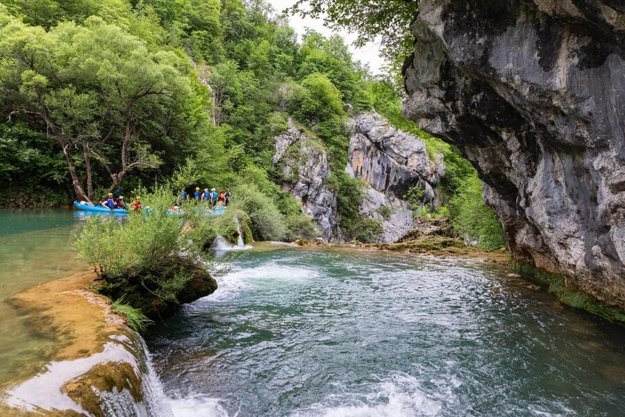 Mrežnica Waterfalls Kayaking | Slunj - Rastoke - Plitvice - Swimming, photos, and a snack moment built into the trip