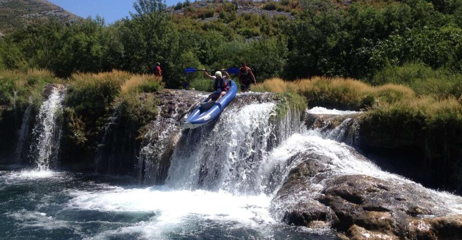 Obrovac: Rafting or Kayaking on the Zrmanja River - The 14.5 km route and your day timeline