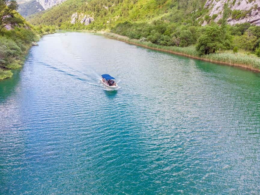 Omiš: Cetina River Canyon Glass Boat Tour to Radman Mills - The return trip back through the canyon, when the scenery keeps paying off