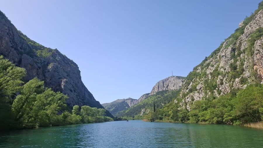 Omiš, Croatia: Cetina River Glassboat Cruise And Beer Garden - Pace and What the Driver Actually Does
