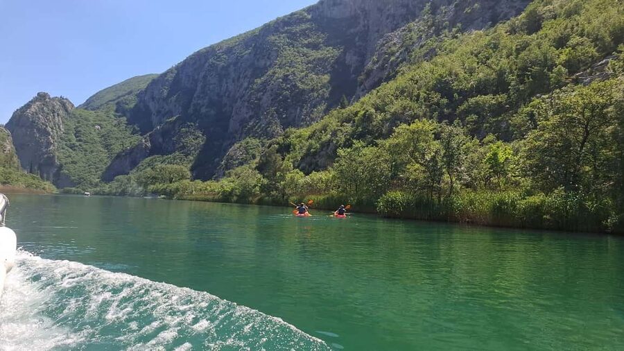 Omiš, Croatia: Rent a Kayak on the Cetina River - Finding the Kayaks in Omiš Old Town (Near Mirabella Fortress)