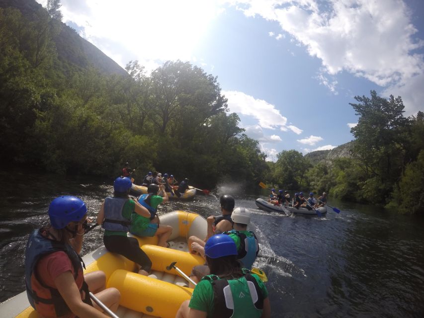 Omiš/Split: Cetina River Rafting Adventure & Cliff Jumping - Equipment and what to wear: neoprene helps, but you should plan to get wet