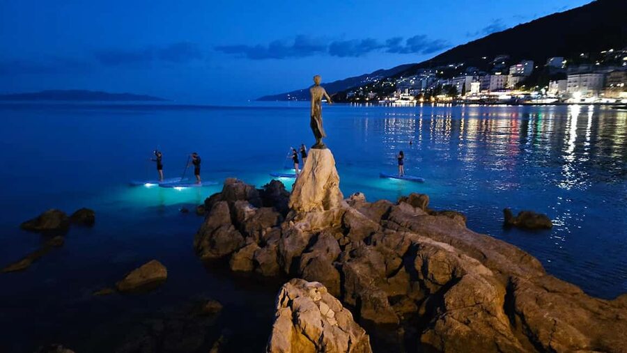 Opatija: Guided SUP Paddleboarding Adventure at Night - Night SUP in Opatija: Why it feels like a different Croatia