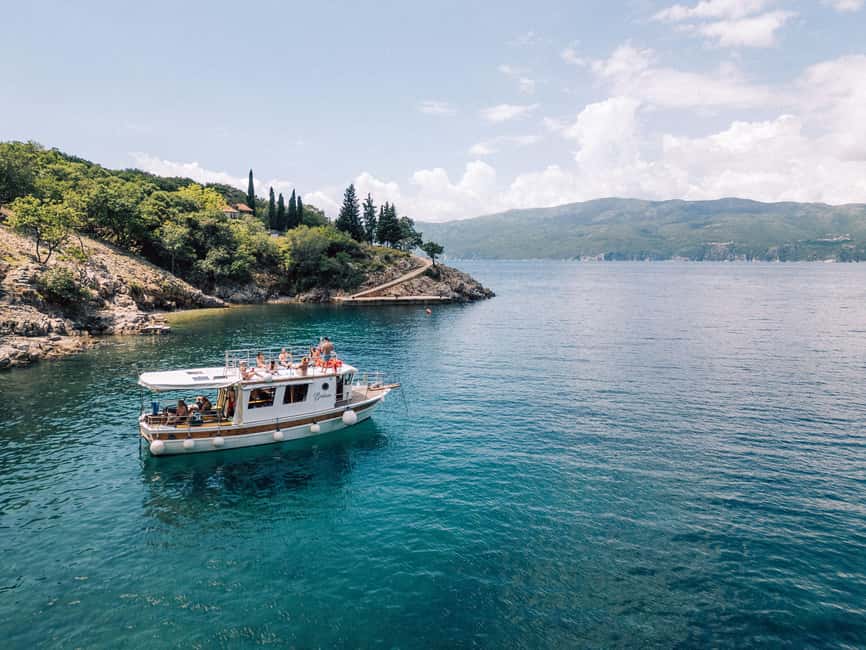 Opatija: Private Cres Island Boat Tour - Cres Island time: freedom to swim, wander, and take breaks