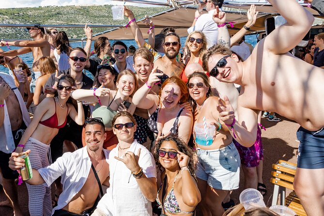 Out to Sea Split Boat Party w/ Blue Lagoon Swim, Dj & Afterparty - Blue Lagoon swim stop: famous water, practical prep