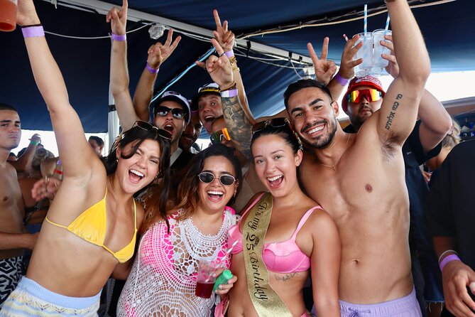 Out to Sea Split Boat Party w/ Blue Lagoon Swim, Dj & Afterparty - Top-deck dancing with sea views: the main event