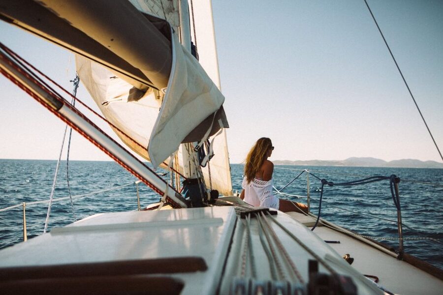 Pakleni Islands Sailing Tour - The boat, the space, and the sailing feel on a 42ft regatta-type sailboat