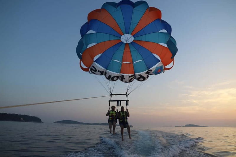 Parasailing in Dubrovnik - Getting airborne over Dubrovnik’s clear water