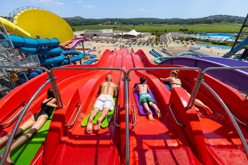 Poreč: Aquapark Aquacolors Full-Day Entry Ticket - Pools and beach-style fun: waves, pebbles, and the kids zone