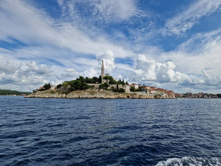 Poreč: Boat tour to Rovinj with lunch and drinks - Key points before you go