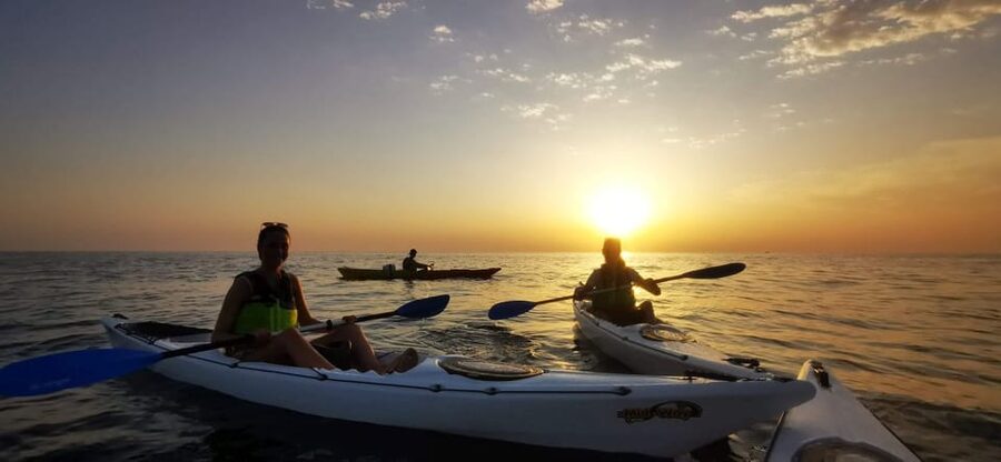 Poreč: Sea Kayaking Sunset Tour - Sunset on the water changes how you see Poreč