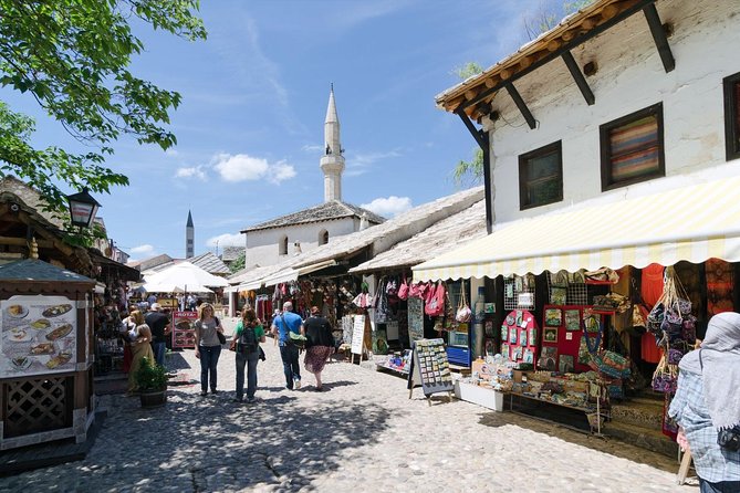 Private 2-Day Mostar, Pocitelj and Sarajevo Tour from Dubrovnik - Mostar Old Bridge Area: Guided UNESCO Time Plus Lunch in the Old Town