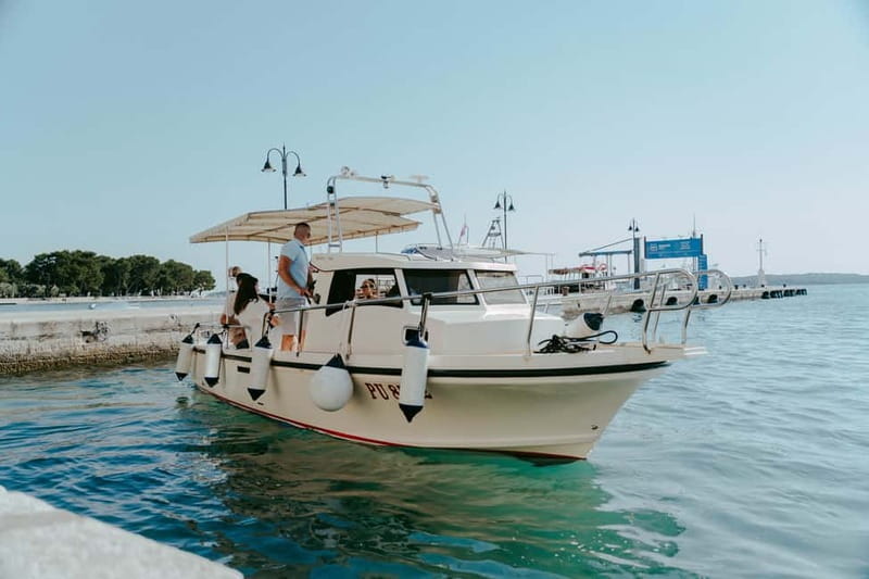 Private Boat swimming & snorkeling at Blue Cave - Passing Pula: Quick Orientation While You Stay Seated