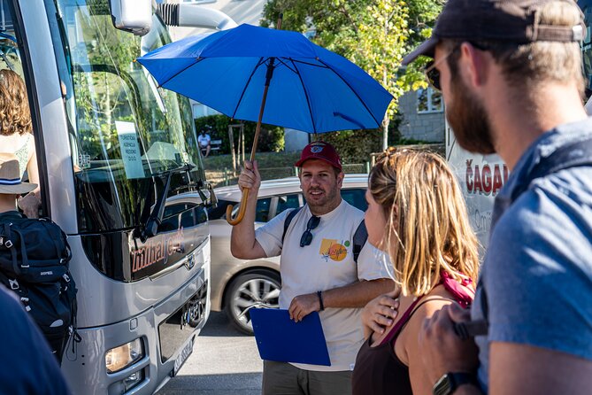 Private Krka Waterfalls tour with 30min Boat Cruse - Guides, group size, and the WhatsApp communication style