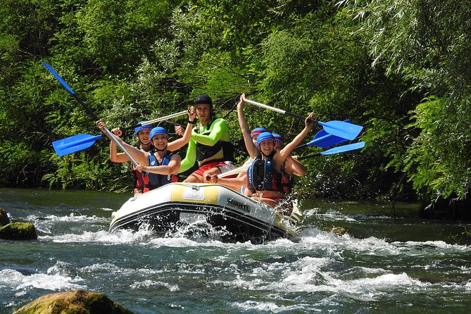 Private rafting on Cetina river with caving & cliff jumping,free photos & videos - From Omiš pickup to rafting start, the day stays simple