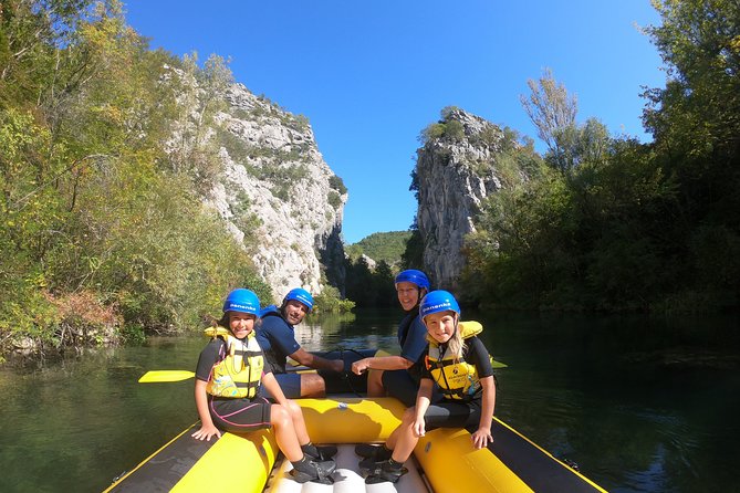 Private rafting on Cetina river with caving & cliff jumping,free photos & videos - The 12 km Cetina run, easy difficulty with real water fun