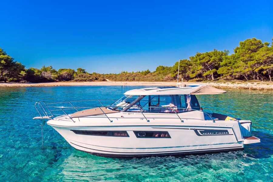 Private speedboat tours Sea Symphony - Mala Stiniva Bay on Hvar: Swim, Snorkel, and Relax With Cliffs All Around