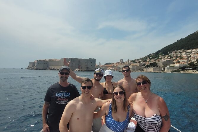 Private Three island Tour from Dubrovnik - The Scenic Cruising Segment Between Islands: Dubrovnik Walls and Old Harbor from Sea Level