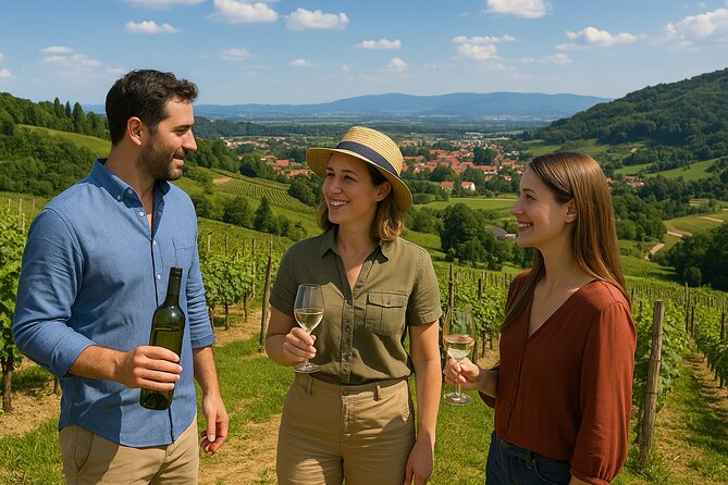 Private Wine Tour from Zagreb: Two Local Wineries & Samobor - Samobor town stop: old charm, St. Anastasia, and bridge views