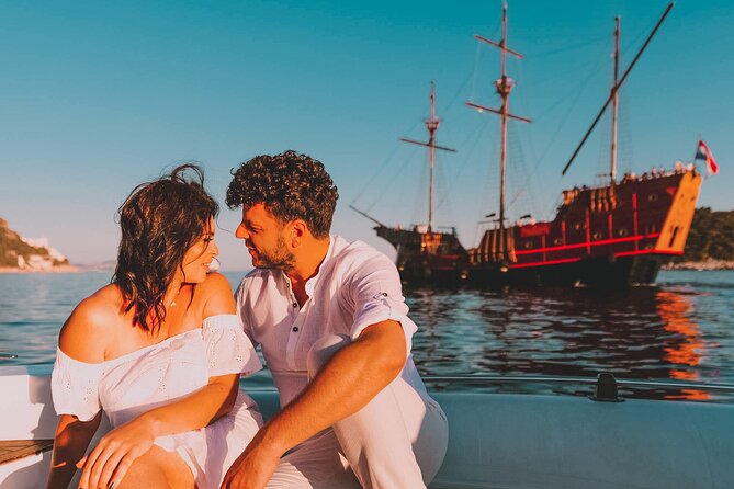 Prosecco & Sunsets: Private Dubrovnik Cruise - Sunset in Dubrovnik, from the water (it changes the whole view)
