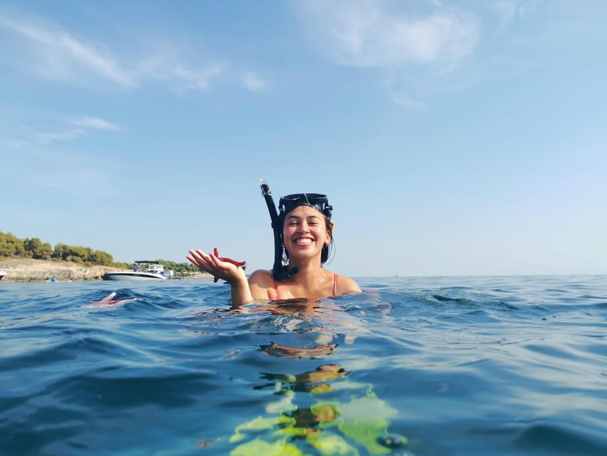 Pula Adventure: Snorkeling Boat Trip & Cliff Jumping - Cliff jumping from Pula’s highest cliffs, with the fun dial turned up