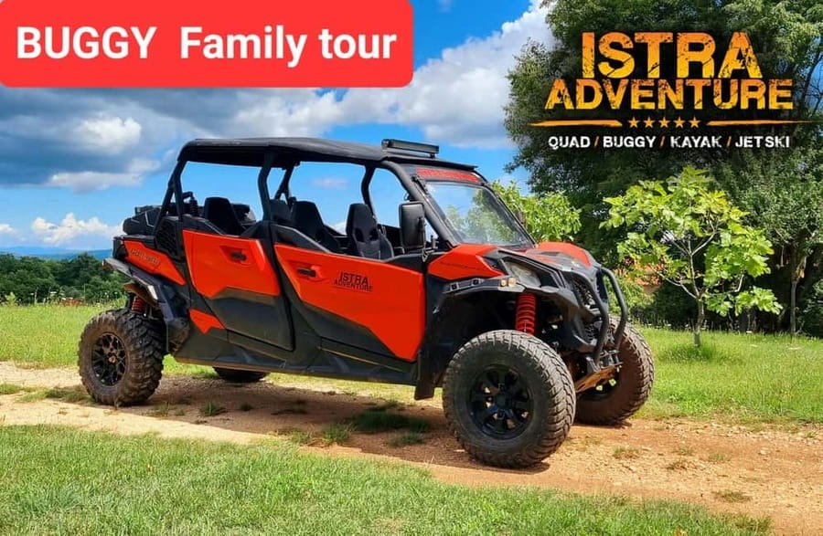 PULA AND ROVINJ: BUGGY FAMILY SAFARI 1, 2, 2.5 & 4 H - Pick Your Route: 1, 2, 2.5, or 4 hours in Rovinj and Barban
