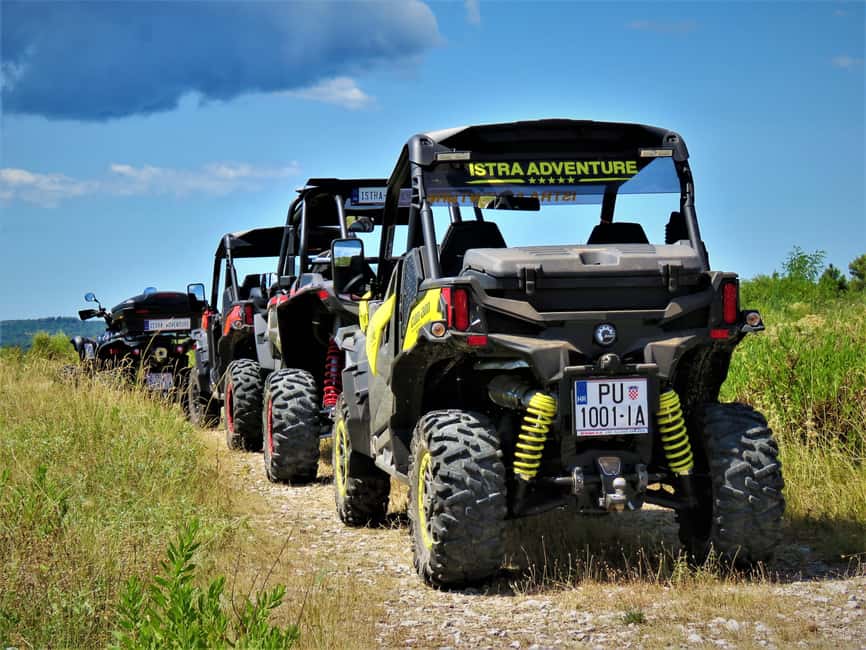 Pula and Rovinj: BUGGY SAFARI 1, 2, 2.5 & 4 H - 1-Hour Rovinj Buggy Safari to Lim Bay Viewpoint