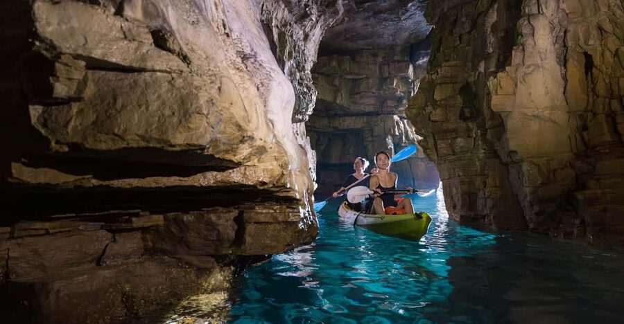 Pula: Cave and Islands Kayak Tour, Snorkeling and Drinks - Exploring the Hidden Cave: What it feels like inside