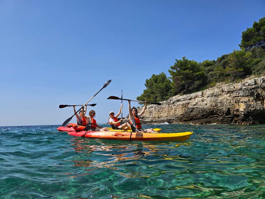 Pula: Cave Kayak Tour, Snorkeling and Island Jumping - How hard is it? Paddling time, sea conditions, and staying comfortable