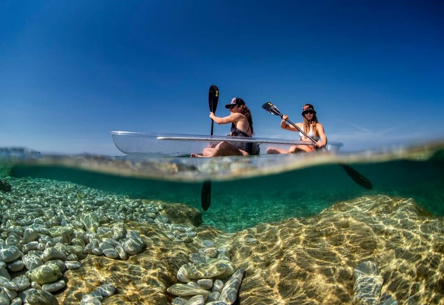 Pula: Clear Kayak Tour to Canyon, Island Cliffs & small Cave - Price and value: is $58 worth a 2-hour transparent kayak tour?