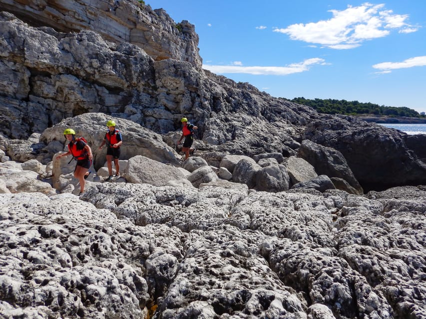 Pula: Coasteering Adventure with Guide and Photos - Rock Jumps With a Built-In Ladder: 0.5 Meters Up to 10