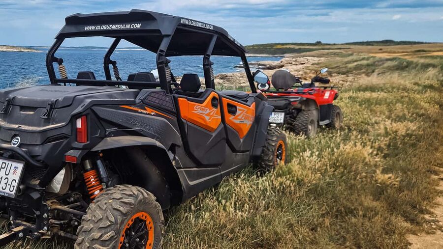 Pula: Family Buggy 4-seater 2.5h Kamenjak Tour & Safari Bar - The route in 2.5 hours: from Uvala Kala to Uvala Mala draga