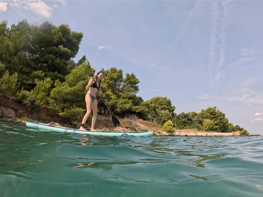 Pula: Half Day Sailing Experience with Drinks, GoPro, SUP - GoPro and JBL music, plus onboard WiFi if you want it