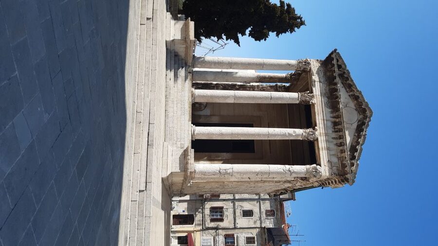 Pula: Historic Sites Guided Walking Tour - Pula Cathedral and the Roman layers you can actually see
