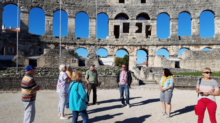 Pula: Historic Sites Private Walking Tour - Starting at the Pula Arena, where the story actually begins